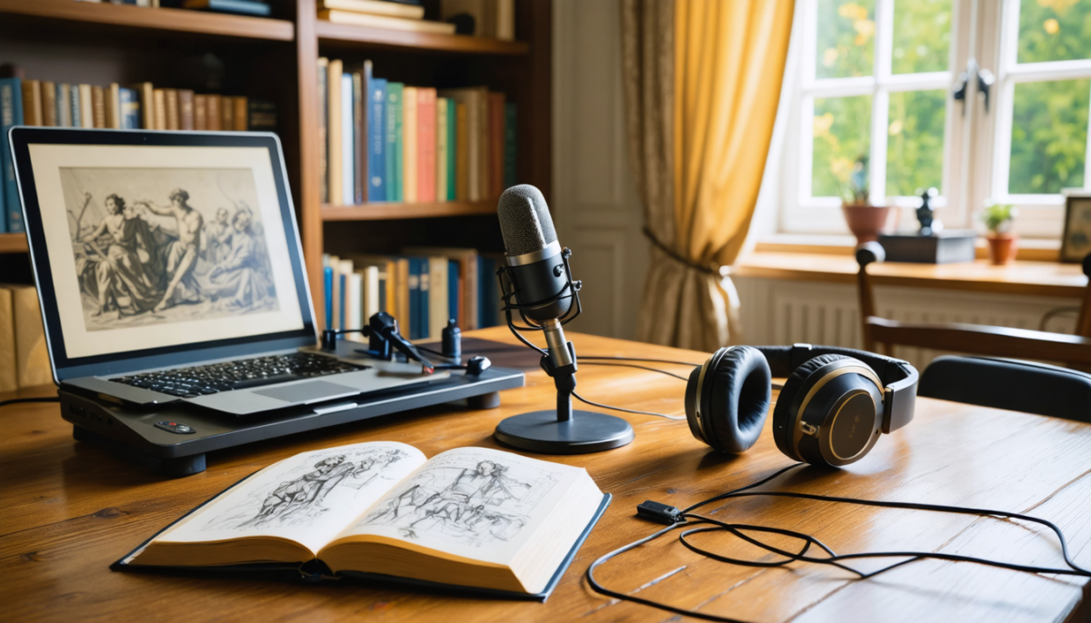 découvrez notre sélection des podcasts incontournables pour explorer et plonger au cœur de l'histoire de l'art, à travers des récits passionnants et des analyses approfondies.
