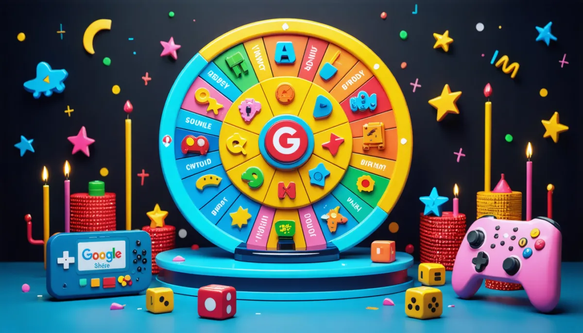 découvrez le jeu de la roue anniversaire de google : signification, règles et accès facile pour célébrer votre journée spéciale avec plaisir et divertissement.